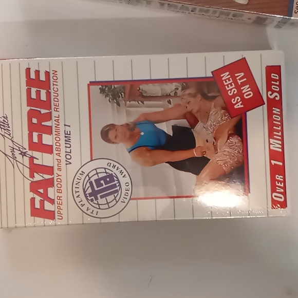 Lot of 2 Tony Little VHS- Target Training and Fat Free - Picture 2 of 7